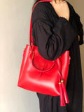Women's Leather Handbag - Glam & Curious