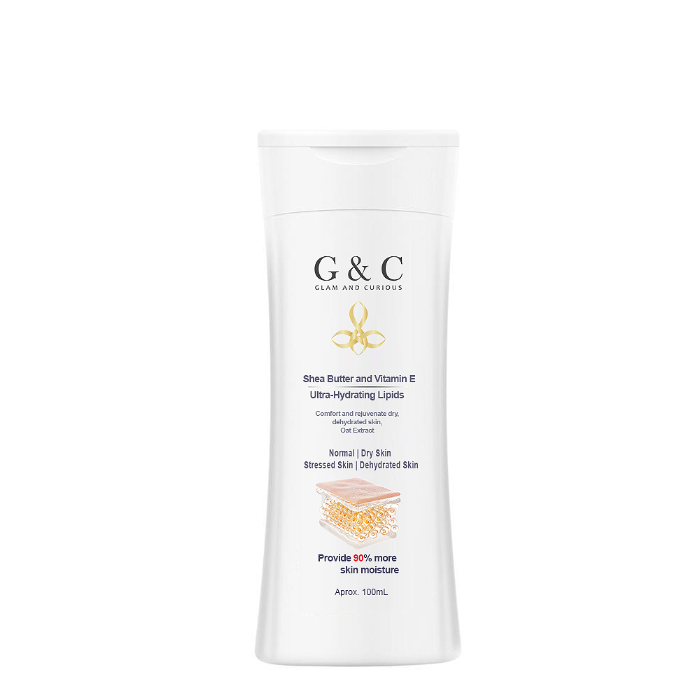 Glam & Curious | Daily Moisture Lotion for body with Shea Butter and Vitamin E - Glam & Curious