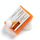 Turmeric Soap - Brightens Skin, Anti-Bacterial, Exfoliates Dead Skin Cells - Glam & Curious