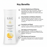 Glutathione & Vitamin C, Kojic Acid Extremely Strong Whitening Body Lotion For Women | Glam & Curious - Glam & Curious