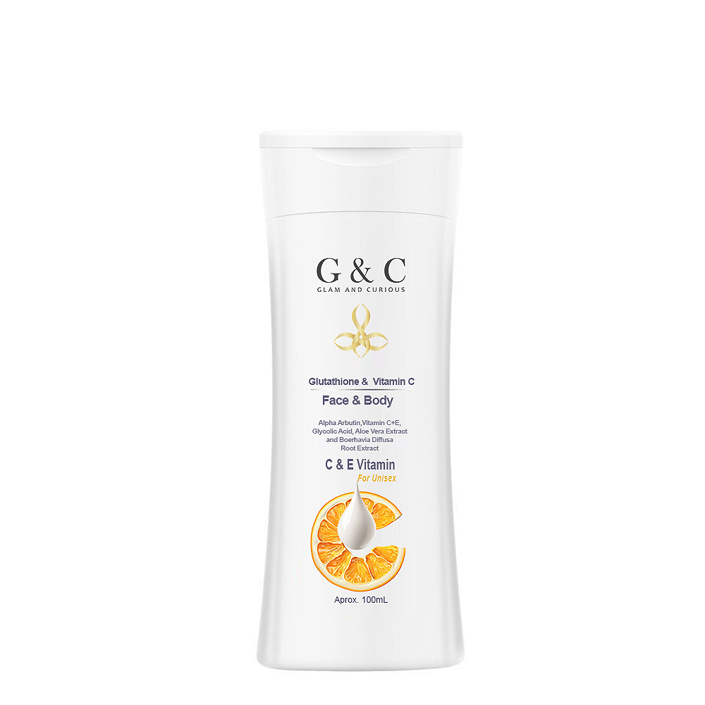 Glam & Curious | Face & Body Whitening Lotion with C & E Vitamin Infusion - Glam & Curious