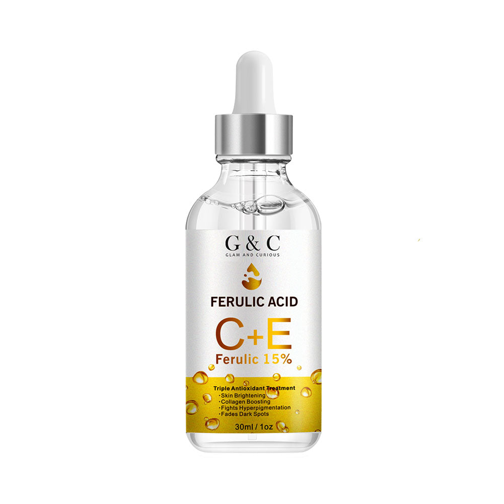 Vitamin C+E ferulic serum wrinkle dark spot removal - Glam & Curious