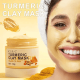 Turmeric Mud Mask Facial Purification Deep Cleansing Brightening Oil Control Beauty Anti-Acne Skincare Facial Mud Mask Skin Care - Glam & Curious