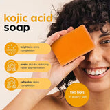 Turmeric Soap - Brightens Skin, Anti-Bacterial, Exfoliates Dead Skin Cells - Glam & Curious