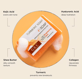 Turmeric Soap - Brightens Skin, Anti-Bacterial, Exfoliates Dead Skin Cells - Glam & Curious