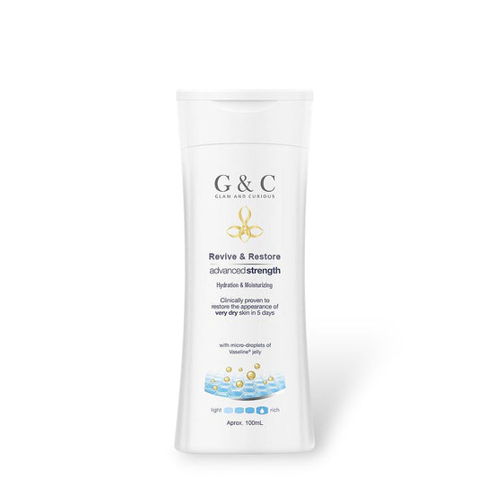 Glam & Curious | Deep Hydration & Moisturizing Lotion, Whitening and Brightening for Rough Skin