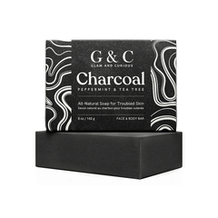 100% Natural Charcoal Oil Soap Acne Treatment Remove Whelk Shrink Pore Face Care Bamboo Charcoal Beauty