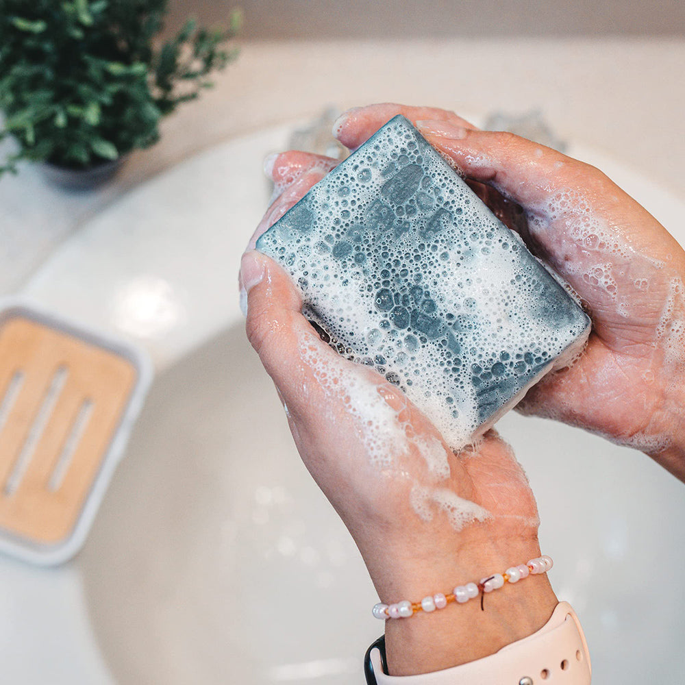 100% Natural Charcoal Oil Soap Acne Treatment Remove Whelk Shrink Pore Face Care Bamboo Charcoal Beauty - Glam & Curious