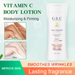 Glam & Curious | Smooth and Radiant body lotion enriched with Vitamin C for a vibrant glow