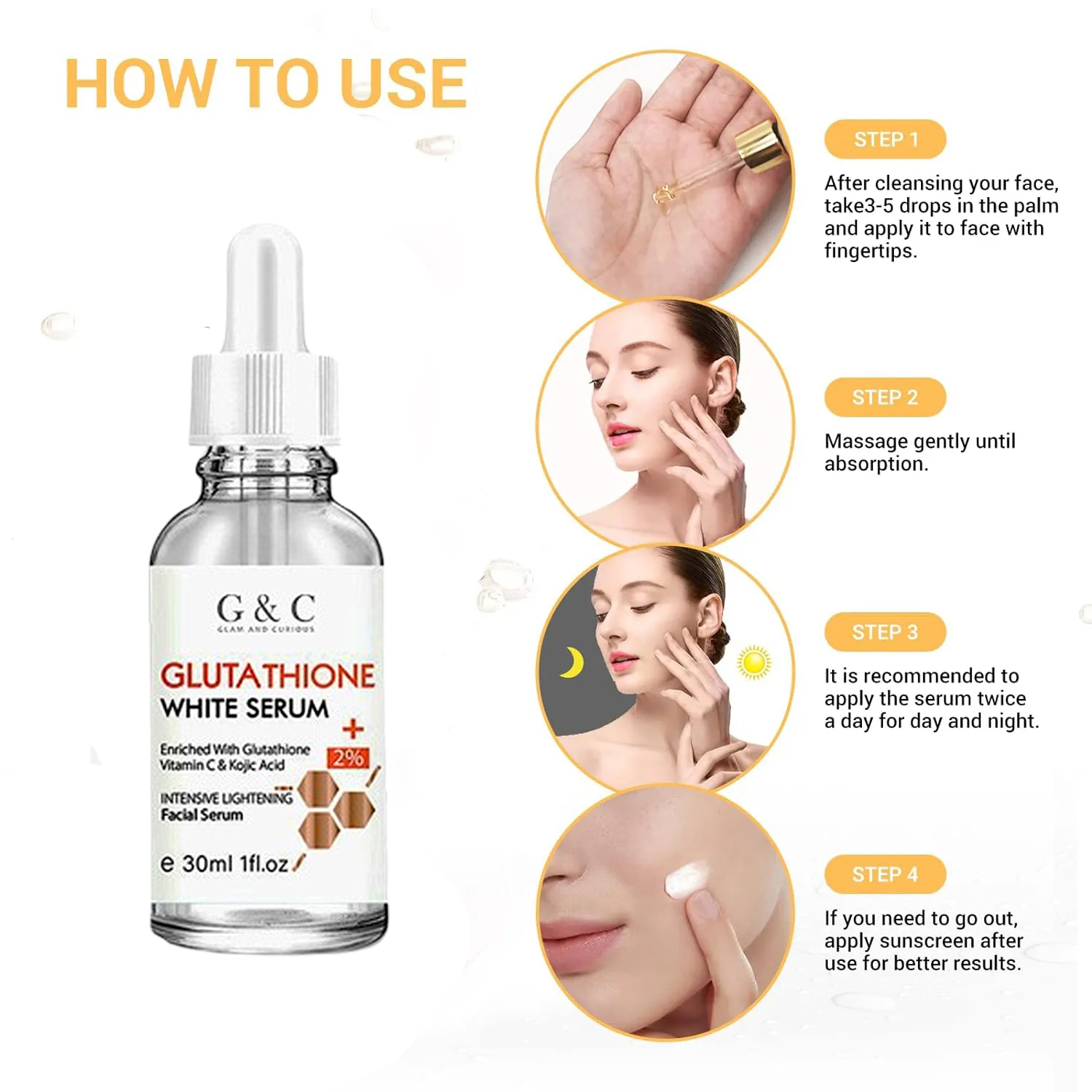 Glutathione Whitening Serum – Dark Spot Remover & Melasma Treatment