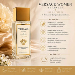Versace Women by London - Romantic Bergamot Symphony Eau de Perfume for Women