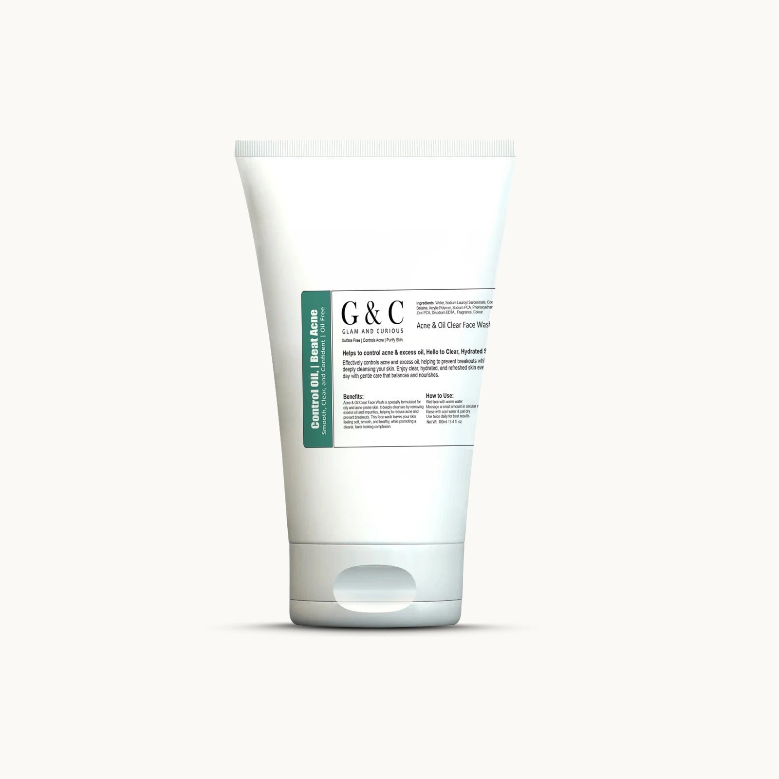 Acne & Oil Clear Face Wash - Glam & Curious