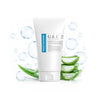 Glam & Curious Clarifying Salicylic Gel Cleanser for acne and oil control, featuring a pump bottle with clear gel inside.