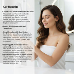 Glam & Curious | Body Cream with Niacinamide + Even Tone for Dark Spots and Uneven Tone - Glam & Curious