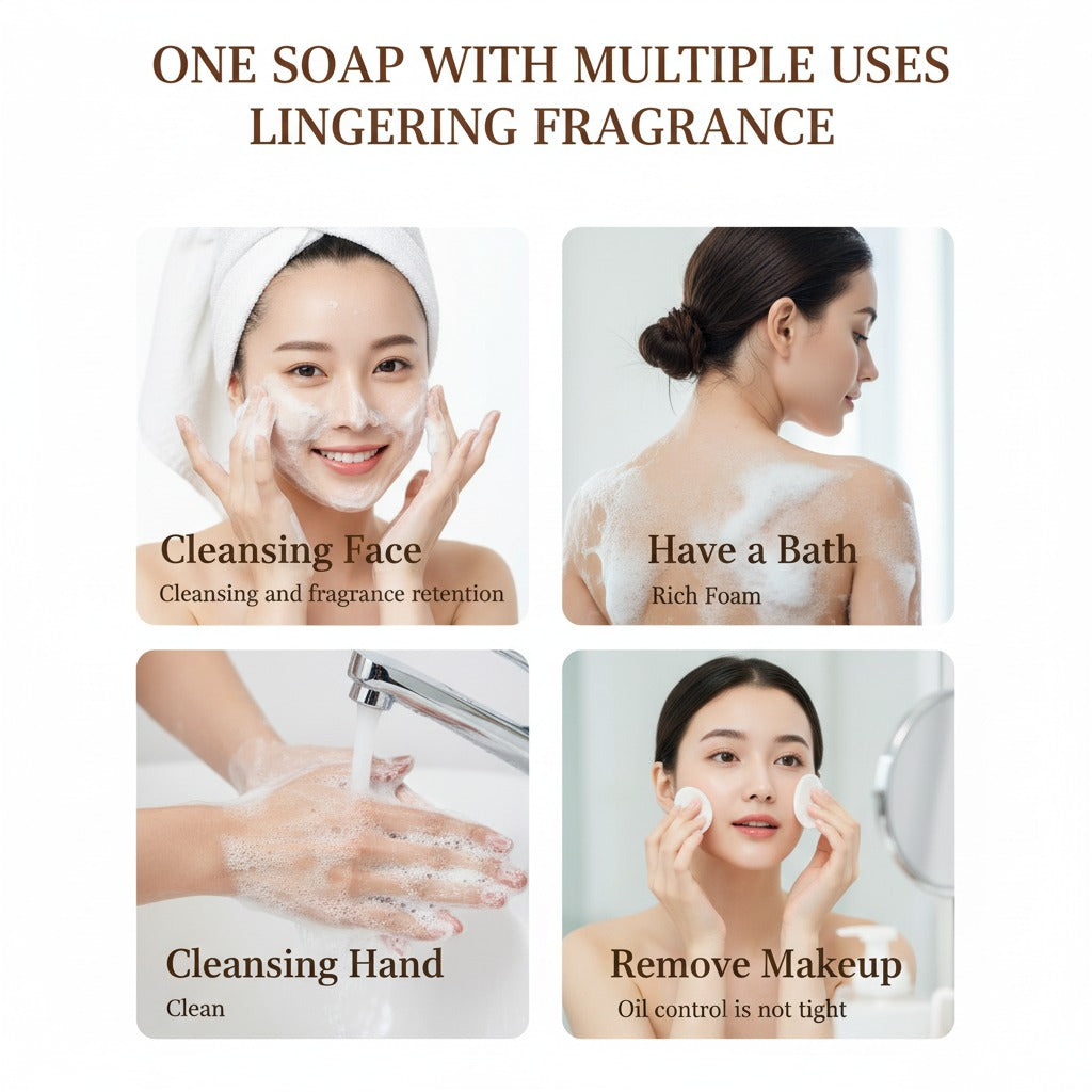 Moisturizing Soap  | Deep Cleaning, Skin Nourishing & Hydrating Body & Face Soap - Glam & Curious