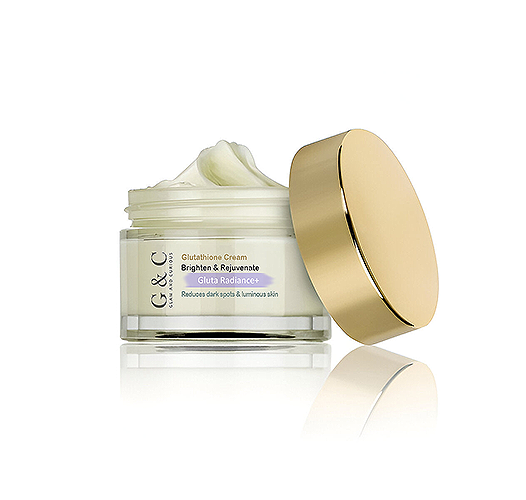 Glutathione Beauty Cream - Brighten & Rejuvenate skin with Glam & Curious, Hyaluronic Acid & Shea Butter. Reduces dark spots & hyperpigmentation for a radiant glow - 50gm - Glam & Curious