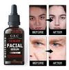 Men’s whitening and brightening serum by Glam & Curious with a dropper applicator, showing a clear serum in a sleek bottle.