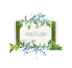 Herb tea tree Anti Acne Whitening Oil control soap for Unisex