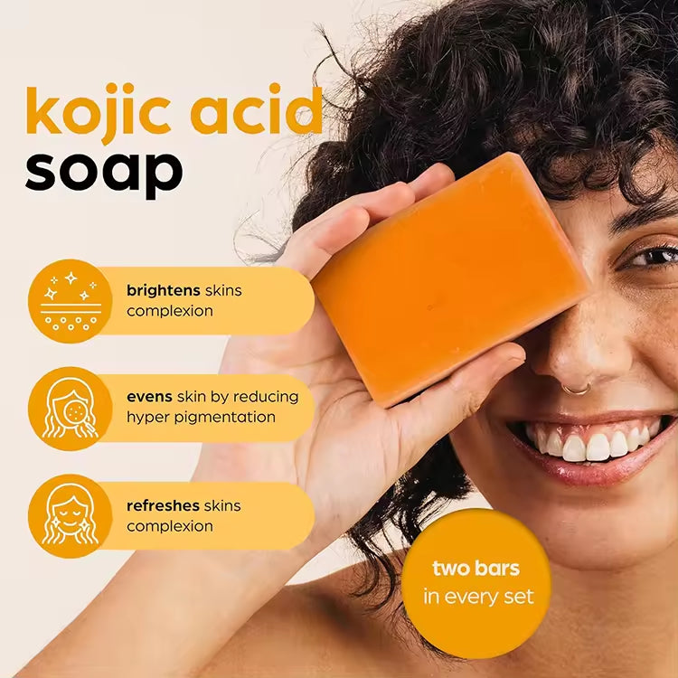 Turmeric Soap - Brightens Skin, Anti-Bacterial, Exfoliates Dead Skin Cells - Glam & Curious