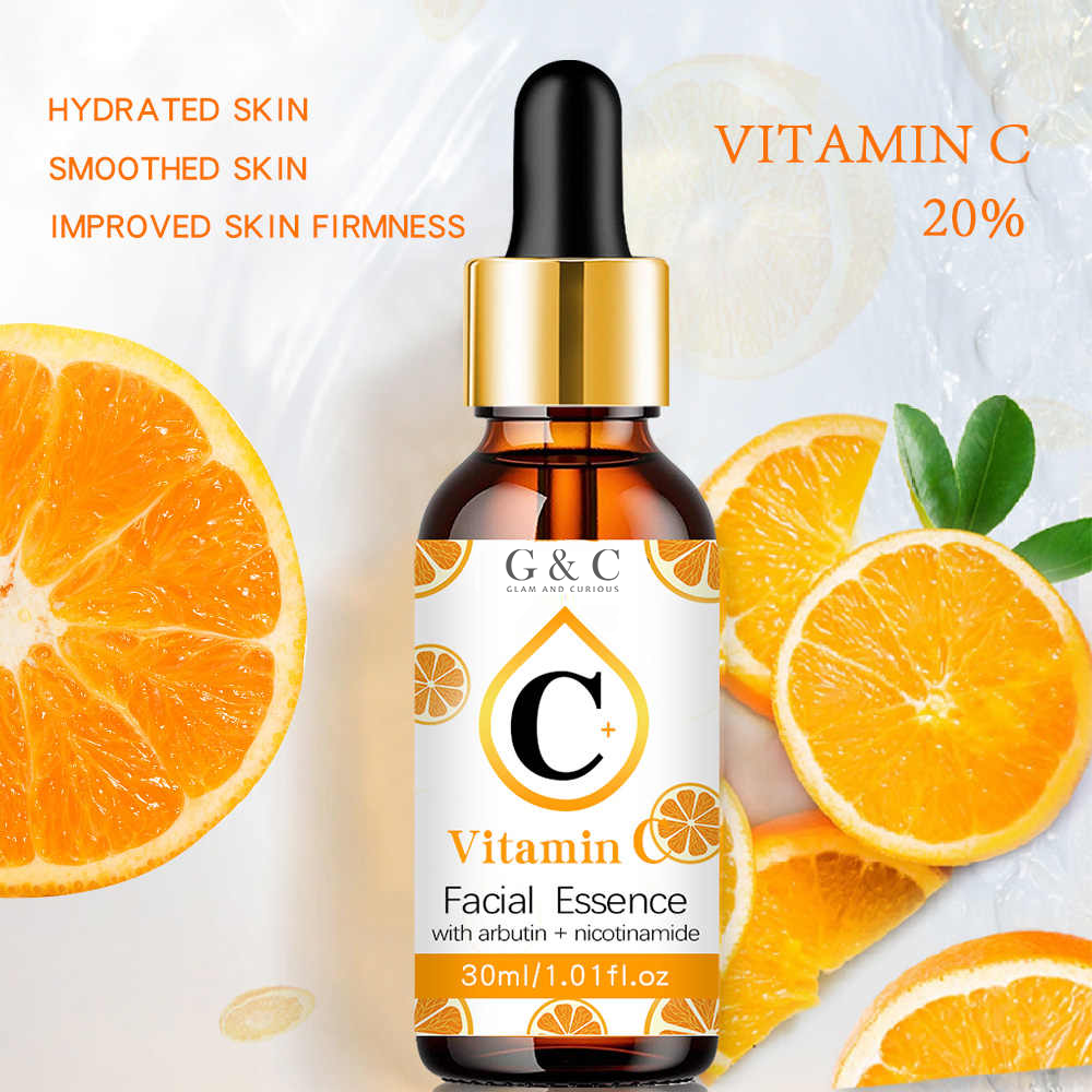 20% Vitamin C Brightening & Firming Serum with Hyaluronic Acid – Hydrates & Revives Dull Skin